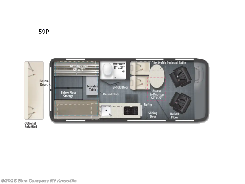 2023 Winnebago Solis 59P - Used Class B For Sale by Blue Compass RV Knoxville in Louisville, Tennessee