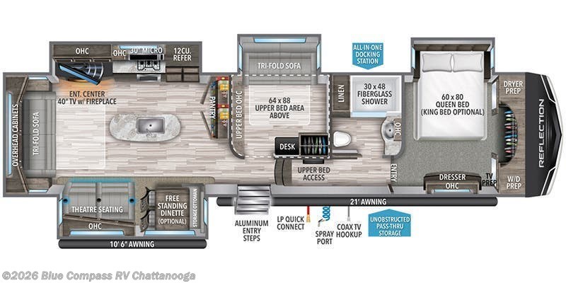 2022 Grand Design Reflection 367BHS RV For Sale In Ringgold GA 30736 
