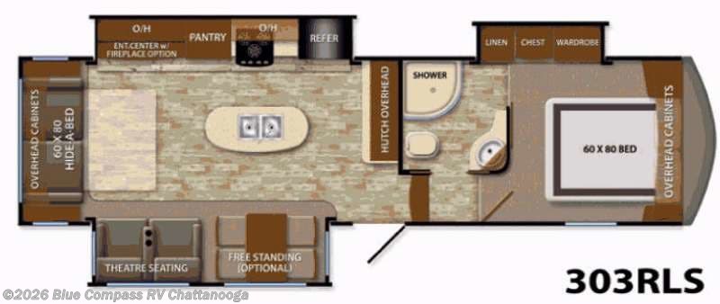 2014 Grand Design Reflection 303RLS RV For Sale In Ringgold GA 30736 