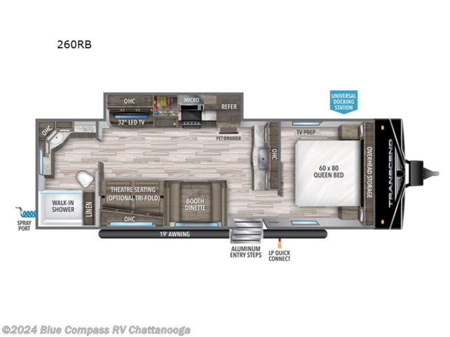 2024 Grand Design Transcend Xplor 260RB - New Travel Trailer For Sale by Blue Compass RV Chattanooga in Ringgold, Georgia
