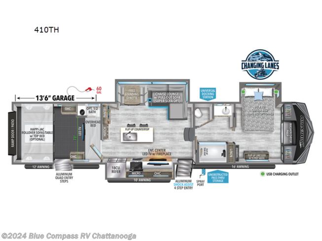 2024 Grand Design Momentum 410TH - New Fifth Wheel For Sale by Blue Compass RV Chattanooga in Ringgold, Georgia