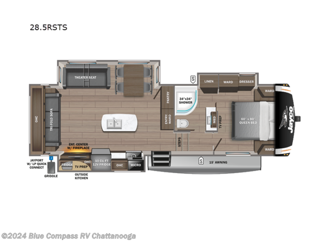 2024 Jayco Eagle 28.5RSTS - New Fifth Wheel For Sale by Blue Compass RV Chattanooga in Ringgold, Georgia