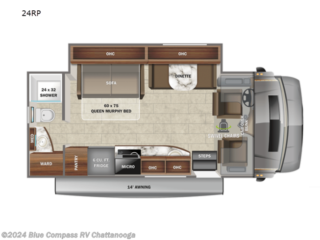 2022 Jayco Melbourne Prestige 24RP - Used Class C For Sale by Blue Compass RV Chattanooga in Ringgold, Georgia