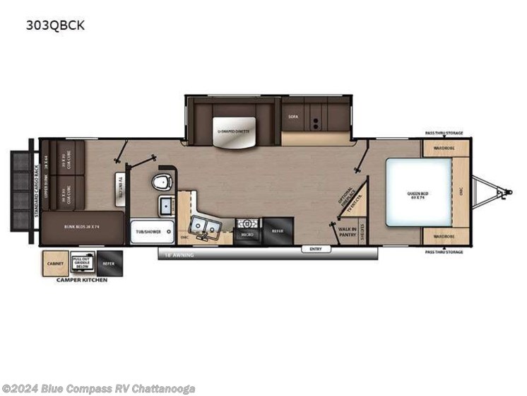 Used 2022 Coachmen Catalina Legacy 303qbck available in Ringgold, Georgia