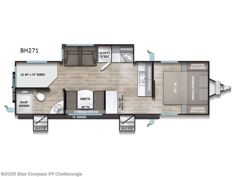 2026 Alliance RV Delta Ultra Lite BH271 - New Travel Trailer For Sale by Blue Compass RV Chattanooga in Ringgold, Georgia features Slideout