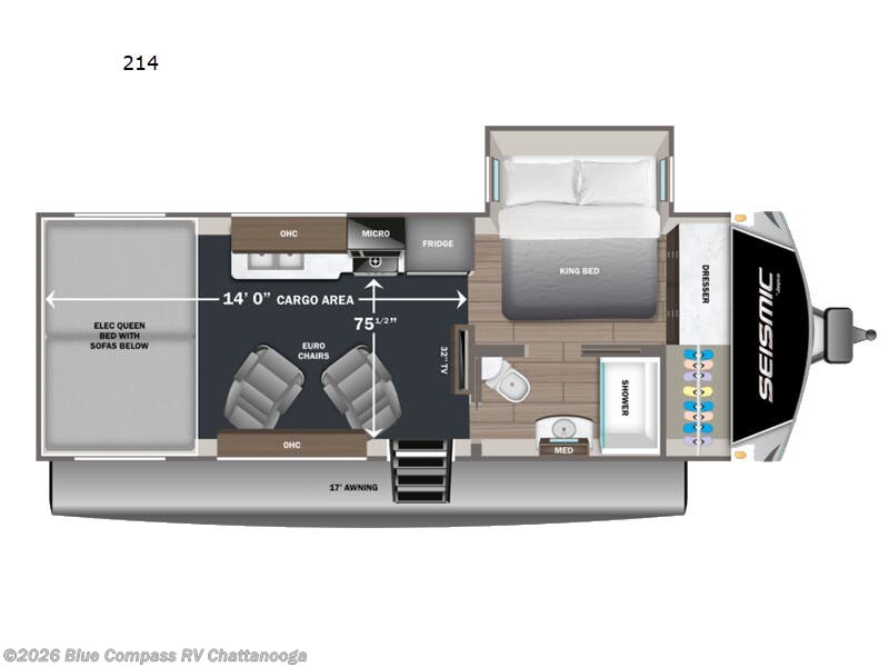 2026 Seismic 214 by Jayco from Blue Compass RV Chattanooga in Ringgold, Georgia