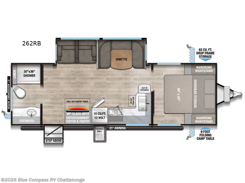 2026 Alliance RV Delta 262RB - New Travel Trailer For Sale by Blue Compass RV Chattanooga in Ringgold, Georgia features Slideout