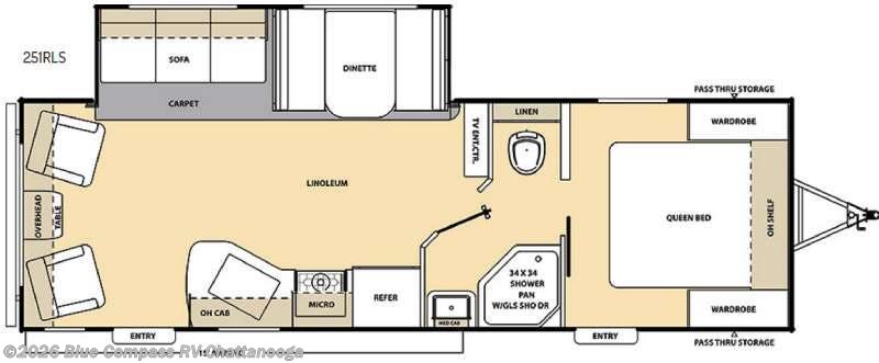 2016 Forest River Catalina SBX 251RLS - Used Travel Trailer For Sale by Blue Compass RV Chattanooga in Ringgold, Georgia features Slideout