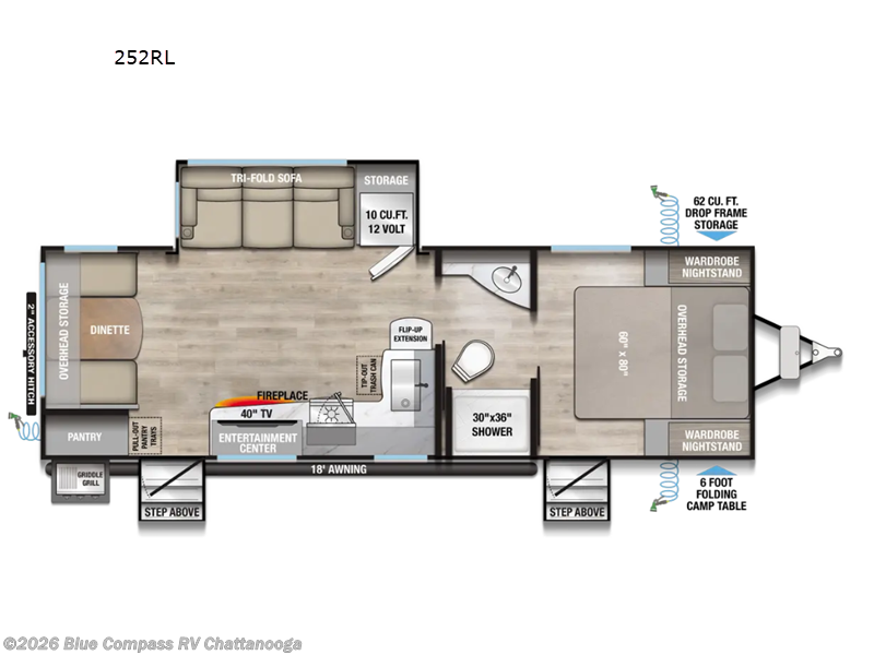 2027 Alliance RV Delta 252RL - New Travel Trailer For Sale by Blue Compass RV Chattanooga in Ringgold, Georgia features Slideout