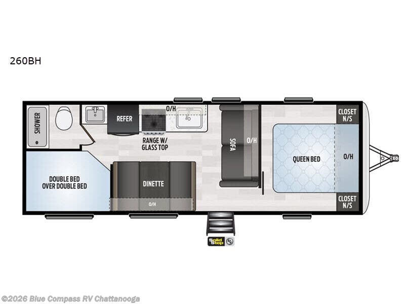 2020 Keystone Springdale 260BH - Used Travel Trailer For Sale by Blue Compass RV Chattanooga in Ringgold, Georgia