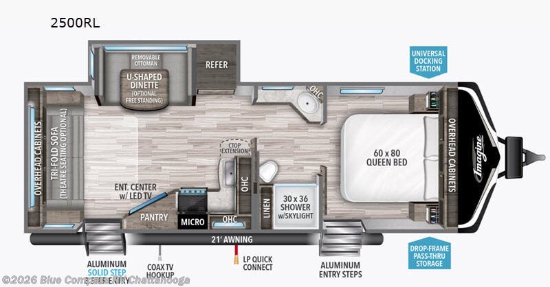 2020 Grand Design Imagine 2500RL - Used Travel Trailer For Sale by Blue Compass RV Chattanooga in Ringgold, Georgia features Slideout