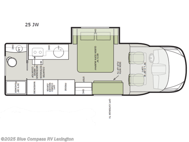 2023 Tiffin Wayfarer 25 JW - New Class C For Sale by Northside Family RV in Lexington, Kentucky
