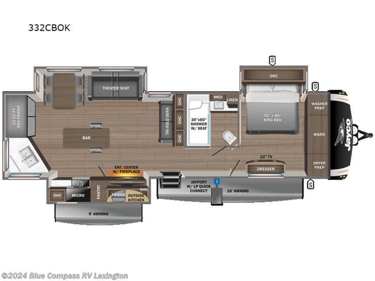 Used 2023 Jayco Eagle 332CBOK available in Lexington, Kentucky