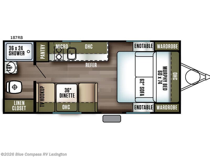 2018 Forest River Wildwood FSX 187RB - Used Travel Trailer For Sale by Blue Compass RV Lexington in Georgetown, Kentucky