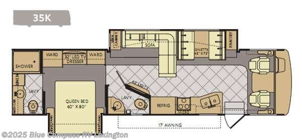2014 Fleetwood Bounder 35K - Used Class A For Sale by Blue Compass RV Lexington in Georgetown, Kentucky features Slideout