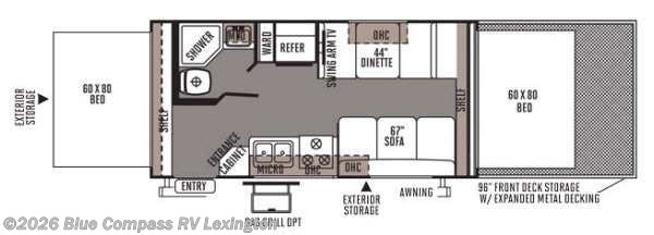 2015 Forest River Rockwood Roo 19L - Used Travel Trailer For Sale by Blue Compass RV Lexington in Georgetown, Kentucky