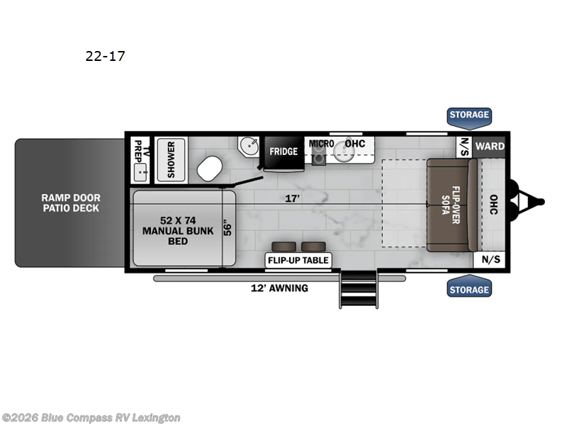 2024 Forest River Cherokee Wolf Pack 22-17 - Used Toy Hauler For Sale by Blue Compass RV Lexington in Georgetown, Kentucky
