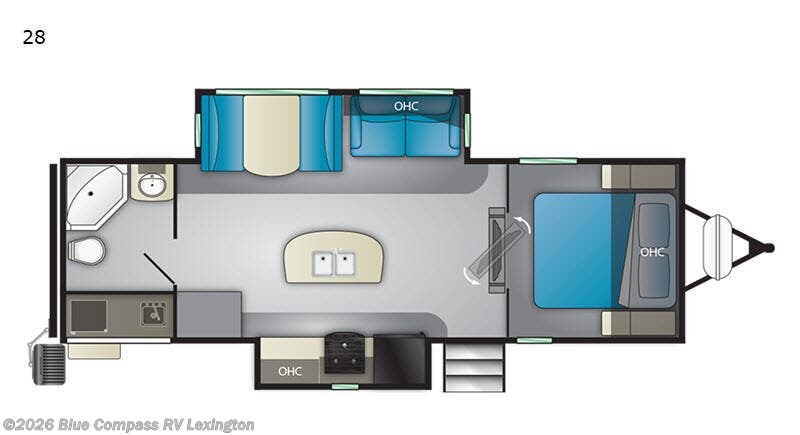 2018 Heartland Mallard 28M - Used Travel Trailer For Sale by Blue Compass RV Lexington in Georgetown, Kentucky features Slideout