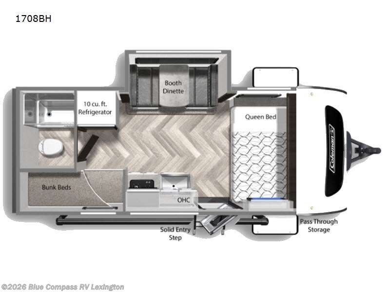 2023 Coleman Rubicon 1708BH - Used Travel Trailer For Sale by Blue Compass RV Lexington in Georgetown, Kentucky features Slideout