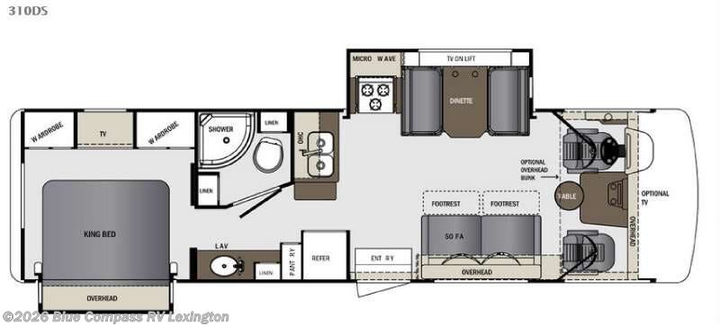 2015 Forest River Georgetown 310DS - Used Class A For Sale by Blue Compass RV Lexington in Georgetown, Kentucky features Slideout