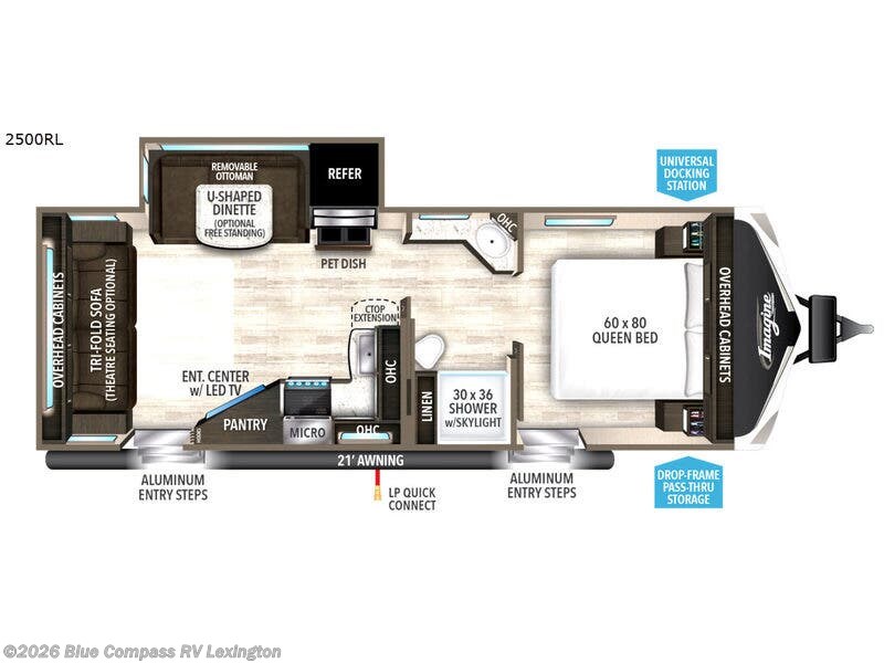 2018 Grand Design Imagine 2500RL - Used Travel Trailer For Sale by Blue Compass RV Lexington in Georgetown, Kentucky features Slideout