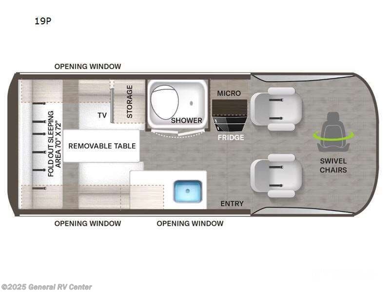 2023 Thor Motor Coach Sanctuary 19P - Used Class B For Sale by General RV Center in West Palm Beach, Florida