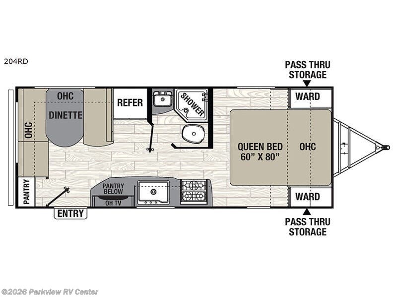 2018 Coachmen Freedom Express Ultra Lite 204RD - Used Travel Trailer For Sale by Parkview RV Center in Smyrna, Delaware