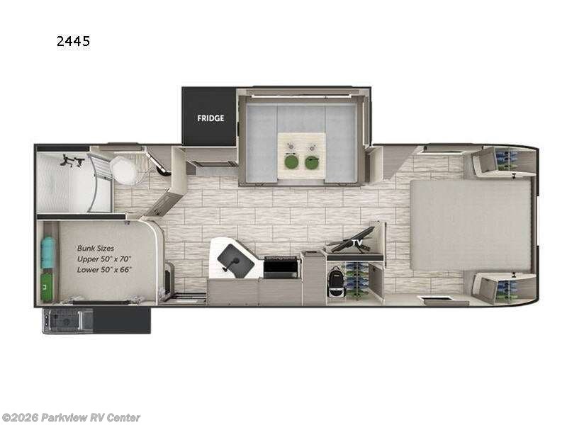 2022 Lance Lance Travel Trailers 2445 - Used Travel Trailer For Sale by Parkview RV Center in Smyrna, Delaware features Slideout