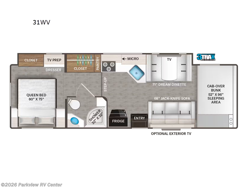 2024 Thor Motor Coach Chateau 31WV - Used Class C For Sale by Parkview RV Center in Smyrna, Delaware features Slideout
