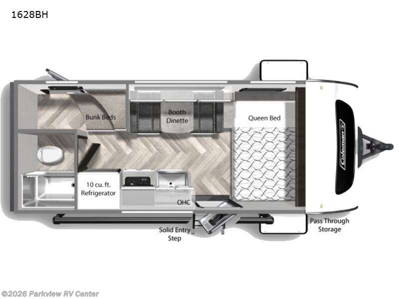 2021 Coleman Rubicon 1628BH - Used Travel Trailer For Sale by Parkview RV Center in Smyrna, Delaware