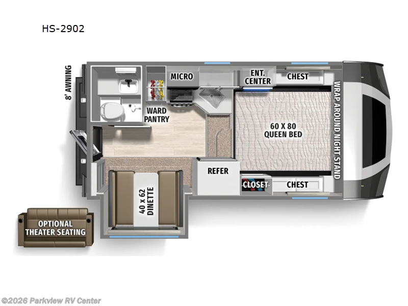2026 Palomino Backpack Edition HS-2902 - New Truck Camper For Sale by Parkview RV Center in Smyrna, Delaware features Slideout