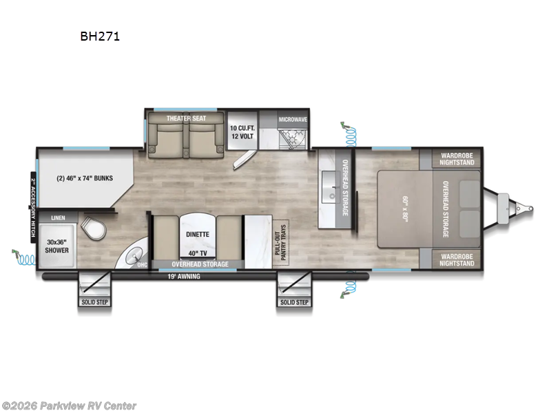 2026 Alliance RV Delta Ultra Lite BH271 - New Travel Trailer For Sale by Parkview RV Center in Smyrna, Delaware features Slideout