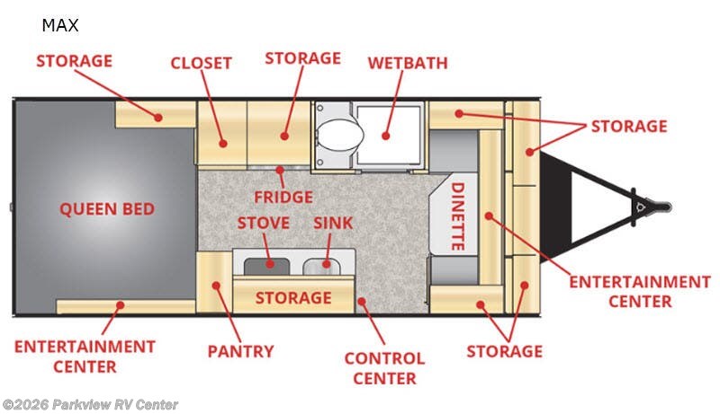 2019 Little Guy Trailers Max Little Guy - Used Travel Trailer For Sale by Parkview RV Center in Smyrna, Delaware
