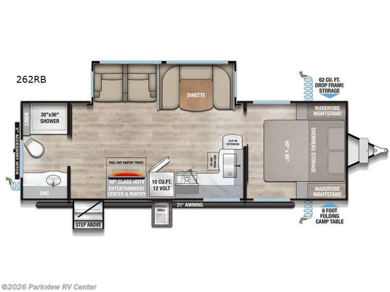 2026 Alliance RV Delta 262RB - New Travel Trailer For Sale by Parkview RV Center in Smyrna, Delaware features Slideout