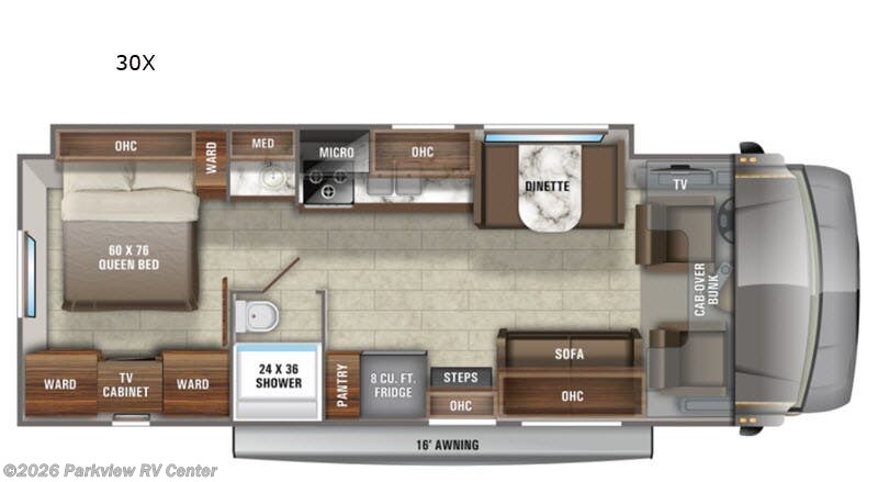 2021 Jayco Greyhawk 30X - Used Class C For Sale by Parkview RV Center in Smyrna, Delaware features Slideout