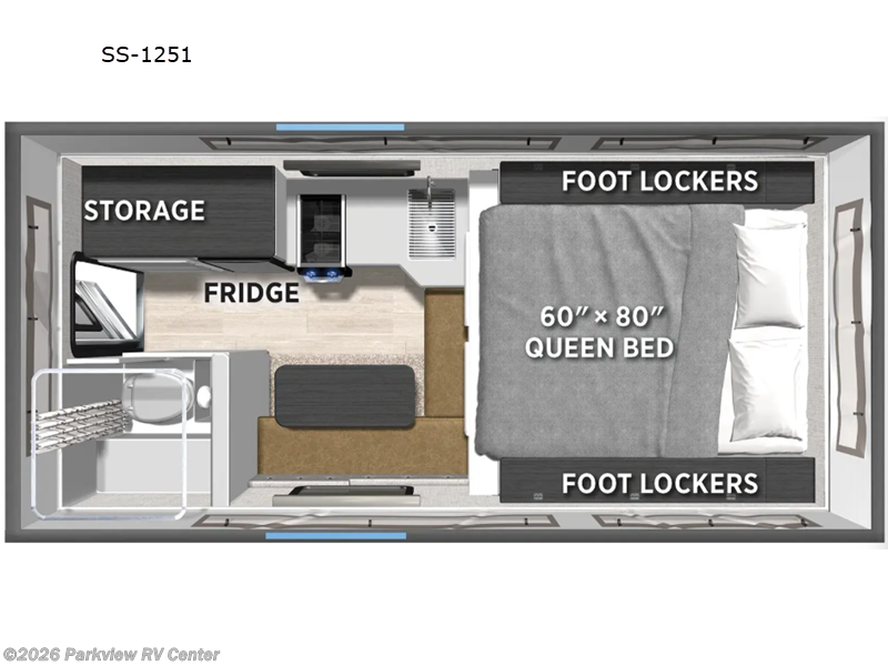 2027 Palomino Backpack Edition SS-1251 - New Truck Camper For Sale by Parkview RV Center in Smyrna, Delaware