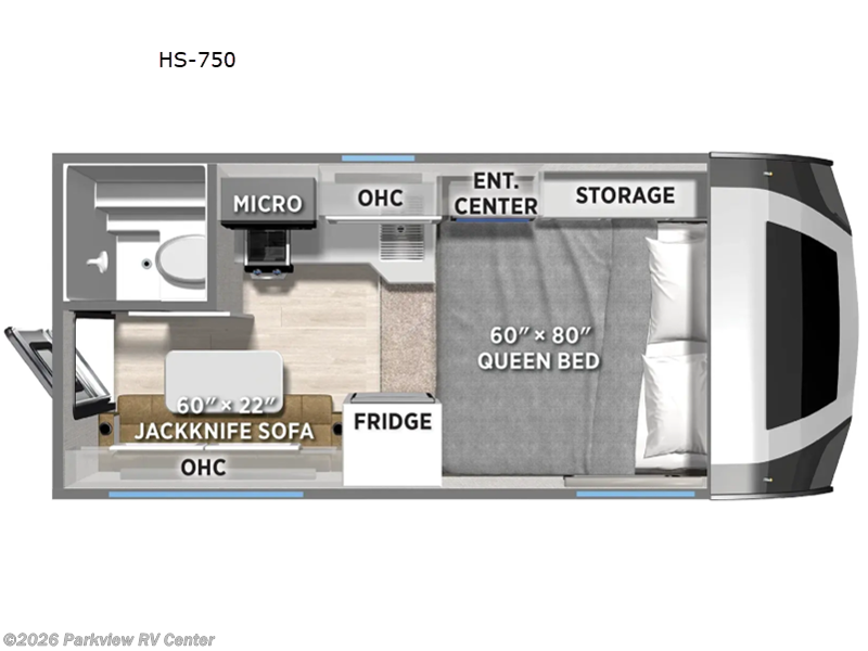 2027 Palomino Backpack Edition HS-750 - New Truck Camper For Sale by Parkview RV Center in Smyrna, Delaware