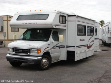 &lt;p&gt;This 2005 Winnebago Minnie is a beautiful little class C that is ready to go on your next trip.&amp;nbsp; Features include:&amp;nbsp;built in entertainment center,&amp;nbsp;TV,&amp;nbsp;DVD,&amp;nbsp;VCR,&amp;nbsp;microwave oven,&amp;nbsp;fantastic fan,&amp;nbsp;glass enclosed shower,&amp;nbsp;and &amp;nbsp;day/night shades.&lt;/p&gt;

&lt;p&gt;&amp;nbsp;For complete information call us toll free at 888-545-8314.&lt;/p&gt;
