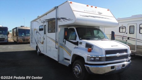&lt;p&gt;This is the hard to find Super Duty Toy Hauler motorhome! Built on the Chevrolet C5500 chassis. With only 10,854 miles and loaded with extras like power garage door and power loading ramp it&#39;s sure to go quick. Be sure to call 866-733-2829 for a complete list of options on this rv.&lt;/p&gt;
