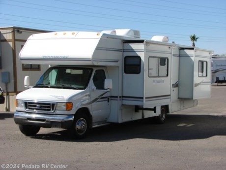 &lt;p&gt;&amp;nbsp;&lt;/p&gt;

&lt;p&gt;This 2004 Winnebago Minnie is a beautiful class C with some very nice features for your next trip.&amp;nbsp; Features include: back-up camera, cruise control, heat and remote mirrors, ducted A/C, glass shower, TV, DVD, VCR, and a patio awning. For complete information call us toll free at 888-545-8314.&lt;/p&gt;
