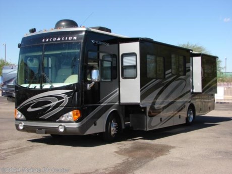 &lt;p&gt;&amp;nbsp;&lt;/p&gt;

&lt;p&gt;&amp;nbsp;&lt;/p&gt;

&lt;p&gt;This 2007 Fleetwood Excursion is a beautiful class A diesel pusher with a very spacious floor plan and a lot of extras.&amp;nbsp; Features include: large four door refrigerator with ice, solid surface counter tops, convection microwave oven, central vacuum, color three way back up monitor, power awning with wind sensor, fully automatic leveling jacks, power visors, ultra leather, sleep number bed, and an auto-gen-start. For complete information call us toll free at 888-545-8314.&lt;/p&gt;
