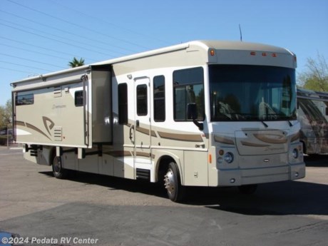 &lt;p&gt;&amp;nbsp;&lt;/p&gt;

&lt;p&gt;This 2008 Winnebago Destination is as much coach as you could possible expect to get in a class A gas coach.&amp;nbsp; Features include large four-door refrigerator with ice, auto-leveling system, thermal pane windows, three-way back up monitor, LCD TV, DVD, exterior shower, ducted A/C, and a king size bed. For complete information call us toll free at 888-545-8314.&lt;/p&gt;
