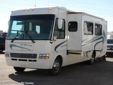 &lt;p&gt;&amp;nbsp;&lt;/p&gt;

&lt;p&gt;This 2004 National Sea Breeze is a beautiful and amazingly inexpensive class A gas on the very popular Workhorse chassis.&amp;nbsp; Features include: HD TV, DVD, multi-disc CD player, thermal pane windows, solid surface counter tops, convection microwave oven, large pantry, and an encased patio awning. For complete information call us toll free at 888-545-8314.&lt;/p&gt;
