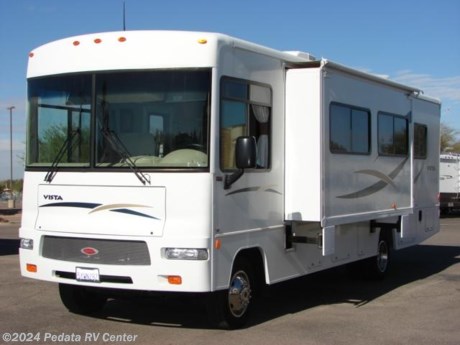 &lt;p&gt;&amp;nbsp;&lt;/p&gt;

&lt;p&gt;This 2007 Winnebago Vista is a great way to get into a fairly new class A RV for a very inexpensive price.&amp;nbsp; Features include: large pantry, microwave, refrigerator, ducted A/C, skylight, TV, CD, stereo, patio awning, large exterior storage compartment, leveling jacks, and a back up camera. For complete information call us toll free at 888-545-8314.&lt;/p&gt;
