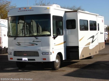 &lt;p&gt;&amp;nbsp;&lt;/p&gt;

&lt;p&gt;This 2007 Winnebago Sightseer is a quality class A RV that his ready for your next trip.&amp;nbsp; Features include: automatic leveling jacks, fantastic fan, glass shower, lots of storage, large pantry, spacious kitchen, TV, DVD, VCR, 5.1 surround sound, satellite radio, heated and remote mirrors, and a three way back up camera. For complete information call us toll free at 888-545-8314.&lt;/p&gt;
