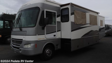 &lt;p&gt;Great deal on a low mileage Class A RV. Loaded with extras usual found on a diesel pusher. Comes with leveling jacks, sunscreen on all windows and even has a four door frig with ice maker. Be sure to call 866-733-2829 for a complete list of options.&lt;/p&gt;
