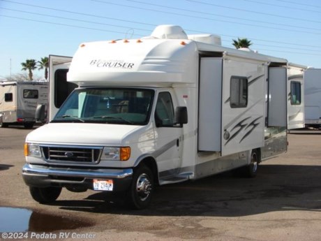 &lt;p&gt;&amp;nbsp;&lt;/p&gt;

&lt;p&gt;This 2006 Gulf Stream B Touring Cruiser is a beautiful B+ with lots of extras for your next trip.&amp;nbsp; Features include: TV, DVD, satellite dish, 5.1 surround sound, convection microwave oven, solid surface counter tops, refrigerator, remote and heated mirrors, atrium dinning area, and a spacious floor plan with 3 slides. For complete information call us toll free at 888-545-8314.&lt;/p&gt;
