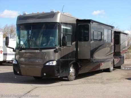 &lt;p&gt;&amp;nbsp;&lt;/p&gt;

&lt;p&gt;This 2008 Gulf Stream Crescendo is a beautiful diesel pusher with some wonderful features for your next adventure.&amp;nbsp; Features include: rear facing living room, TV, 5.1 surround sound, fantastic fan with rain sensor, central vacuum, pull out pantry, solid surface counter tops, convection microwave oven, icemaker, exterior refrigerator, smart wheel, sleep number bed, encased patio awning, built in washer/dryer, and full pass through storage with slide out tray.&amp;nbsp; For complete information call us toll free at 888-545-8314.&lt;/p&gt;

