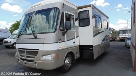 Here is a low mileage double slide unit at a great price! Comes with lots of upgrades like a 4 door frig, ice maker and more. Call 866-733-2829 for a complete list of options. 