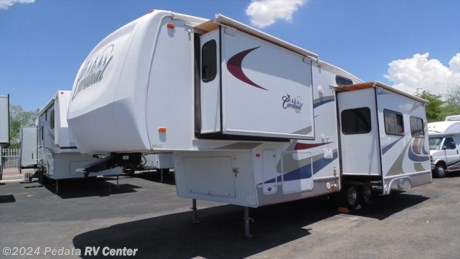 Just in time for summer camping. With 3 slide outs there is room for the whole family. Be sure to call 866-733-2829 for a complete list of options. Don&#39;t forget to ask about the free live virtual tour. 